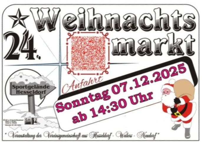 Weihnachtsmarkt am Sportplatz Hesseldorf