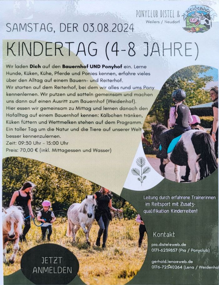 Kindertag am 03.08.2024