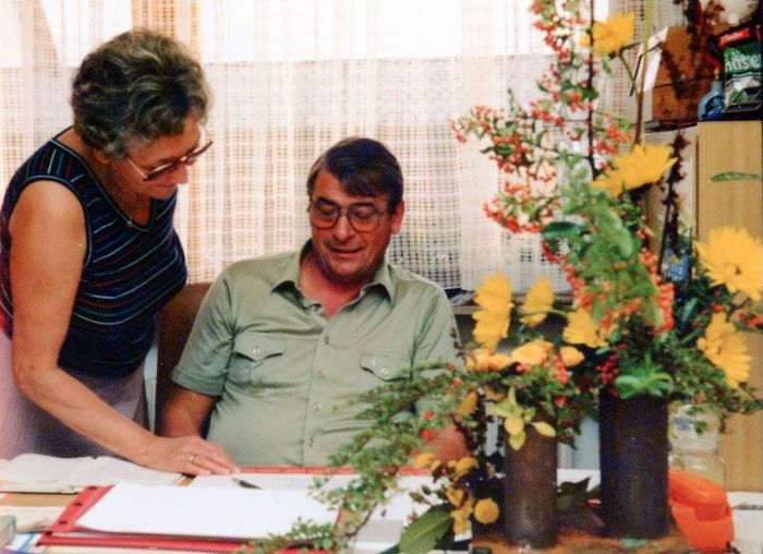 Heinz und Ilse Rasch im Jahr des 20-jährigen Firmenjubiläums