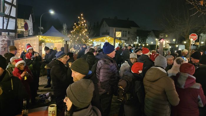 Weihnachtsmarktbesucher