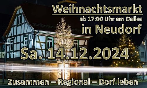 Weihnachtsmarkt 2024  -  Plakat