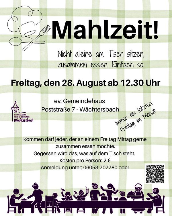 Mahlzeit am 28.08.2026