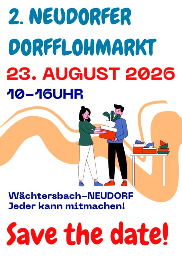 Dorfflohmarkt 23.08.2026 - Save the Date