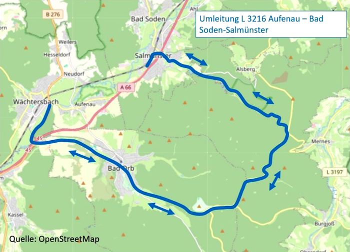 Umleitung L3216 Umleitung L3216