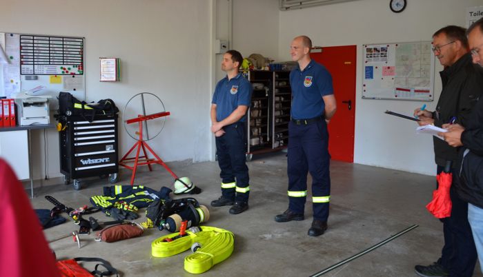 Bei der Feuerwehr