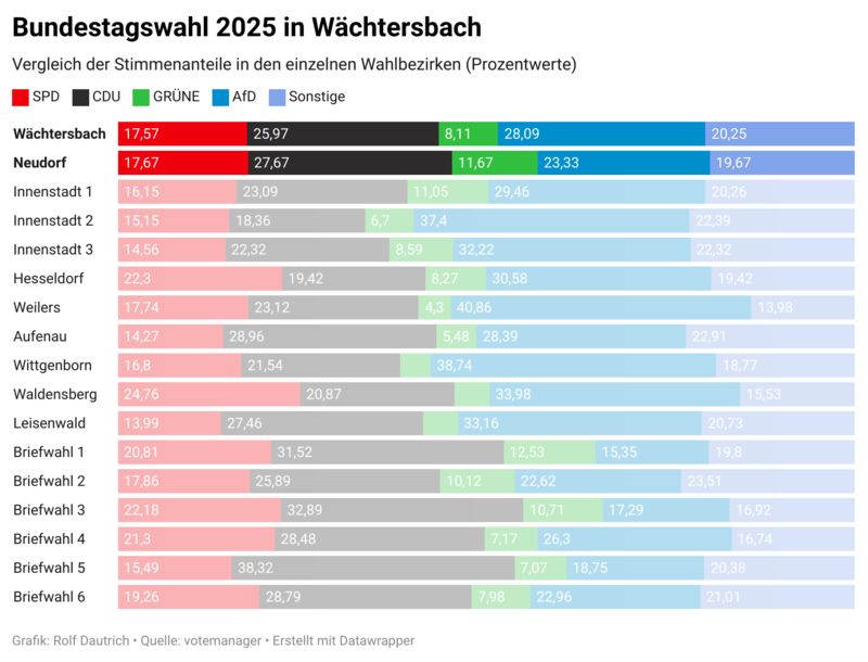 BTW25 - Stimmen nach Wahlbezirken