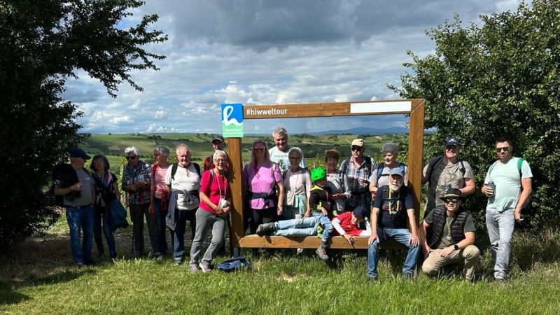 Auf der Zornheimer Hiwweltour Auf der Zornheimer Hiwweltour