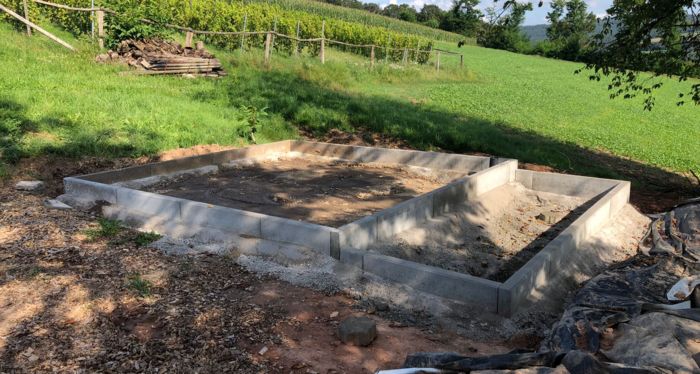 Der neue Standort für die Hütte (August 2024) Der neue Standort für die Hütte (August 2024)